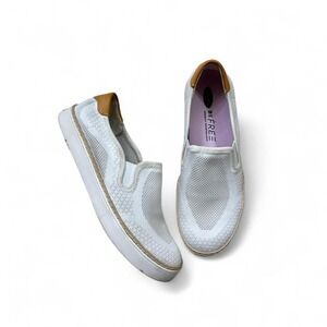 Dr. Scholls White Knit Slip On Shoes Comfort Be Free Energy Technology Size 6.5M